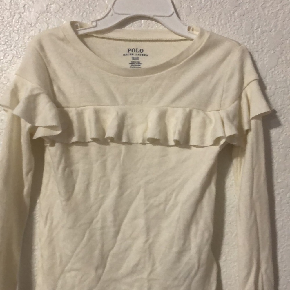 Polo Ralph Lauren Little Girls Ruffled Top - Picture 3 of 6